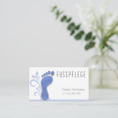 fusspflege visitekaartje (Staand voorkant)