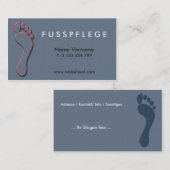 fusspflege visitekaartje (Voorkant / Achterkant)