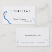 fußpflege visitekaartje (Voorkant / Achterkant)