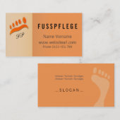 fusspflege visitekaartje (Voorkant / Achterkant)