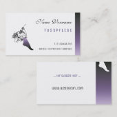 fusspflege visitekaartje (Voorkant / Achterkant)