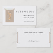 fusspflege visitekaartje (Voorkant / Achterkant)