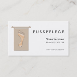 fusspflege visitekaartje