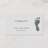 fußpflege visitekaartje (Achterkant)