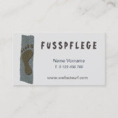 fußpflege visitekaartje (Voorkant)