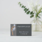 fußpflege visitekaartje (Staand voorkant)