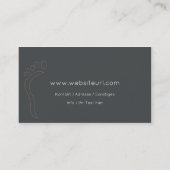 fußpflege visitekaartje (Achterkant)