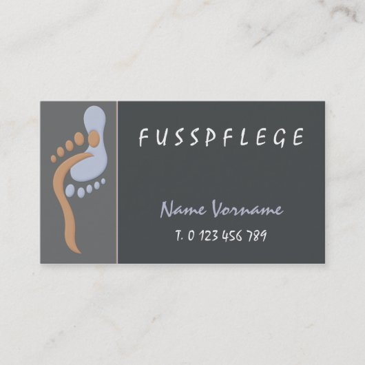 fußpflege visitekaartje (Voorkant)