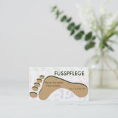 fusspflege visitekaartje (Staand voorkant)