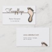 fußpflege visitekaartje (Voorkant / Achterkant)