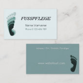 fusspflege visitekaartje (Voorkant / Achterkant)