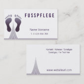 fußpflege visitekaartje (Voorkant / Achterkant)