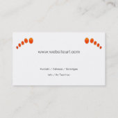 fußpflege visitekaartje (Achterkant)