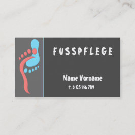 fußpflege visitekaartje