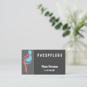 fußpflege visitekaartje (Staand voorkant)