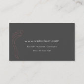 fußpflege visitekaartje (Achterkant)