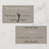 fußpflege visitekaartje (Voorkant / Achterkant)