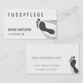 fußpflege visitekaartje (Voorkant / Achterkant)