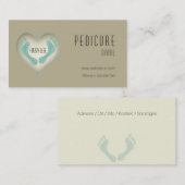 fusspflege visitekaartje (Voorkant / Achterkant)