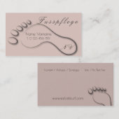 fusspflege visitekaartje (Voorkant / Achterkant)