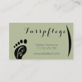 fusspflege visitekaartje