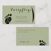 fusspflege visitekaartje (Voorkant / Achterkant)