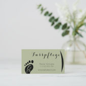 fusspflege visitekaartje (Staand voorkant)