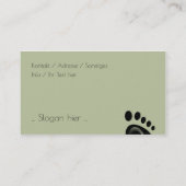 fusspflege visitekaartje (Achterkant)