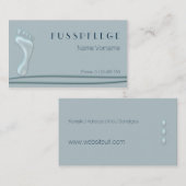 fusspflege visitekaartje (Voorkant / Achterkant)