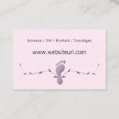 Fusspflege Visitekaartje (Achterkant)