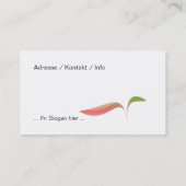 fusspflege visitekaartje (Achterkant)