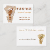 Fusspflege Visitekaartje (Voorkant / Achterkant)
