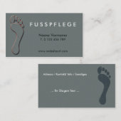 fusspflege visitekaartje (Voorkant / Achterkant)