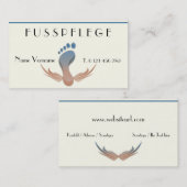 fusspflege visitekaartje (Voorkant / Achterkant)