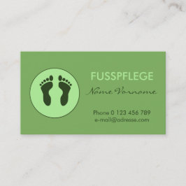 fusspflege visitekaartje