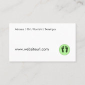 fusspflege visitekaartje (Achterkant)