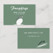 Fusspflege Visitekaartje (Voorkant / Achterkant)