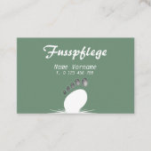 Fusspflege Visitekaartje (Voorkant)