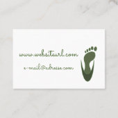 Fusspflege Visitekaartje (Achterkant)