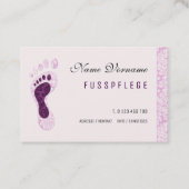 fusspflege visitekaartje (Voorkant)