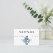 fusspflege visitekaartje (Staand voorkant)