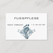 fusspflege visitekaartje (Voorkant)