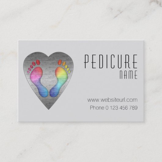 fusspflege visitekaartje (Voorkant)