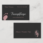 fusspflege visitekaartje (Voorkant / Achterkant)