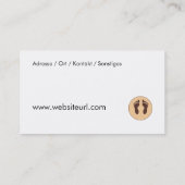 fusspglege visitekaartje (Achterkant)