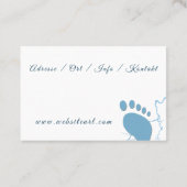 Fußplege Podologe Visitekaartje (Achterkant)