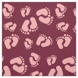 Fußspuren Fussabdrücke Baby Füßchen Stoffmuster Stof