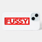 Fussy Stamp Case-Mate iPhone Case (Achterkant (horizontaal))
