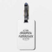 Fustercluck-bagagelabels Bagagelabel (Achterkant verticaal)