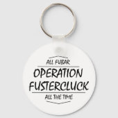 Fustercluck sleutelhanger (rond) (Voorkant)